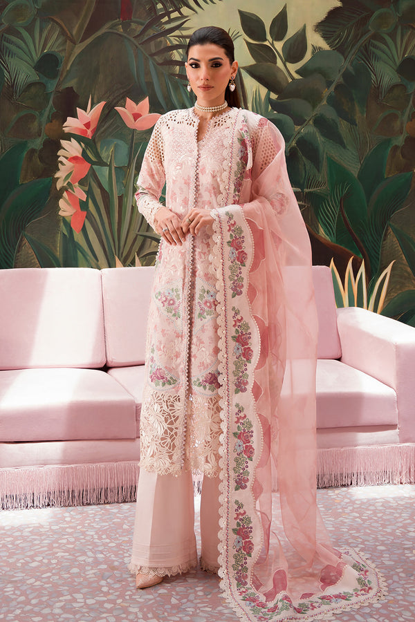 Afrozeh | The Pinted Grden Lawn 24 | Daisy Dream - by - Libasekhas UK - Registered Vendor of : Afrozeh - 100% Original Designer Dresss