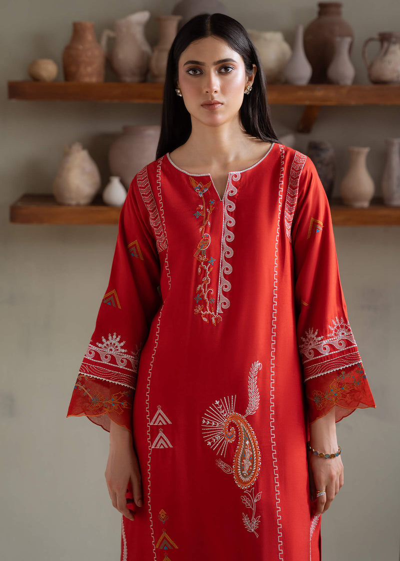 Jeem | Summer 25 RTW | KIARA RUST - by Libasekhas UK - Registered Vendor of : Jeem - 100% Original Designer Dress