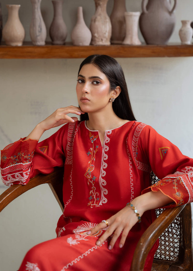 Jeem | Summer 25 RTW | KIARA RUST - by Libasekhas UK - Registered Vendor of : Jeem - 100% Original Designer Dress