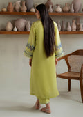 Jeem | Summer 25 RTW | GREEN PAISELY - by Libasekhas UK - Registered Vendor of : Jeem - 100% Original Designer Dress