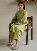 Jeem | Summer 25 RTW | GREEN PAISELY - by Libasekhas UK - Registered Vendor of : Jeem - 100% Original Designer Dress