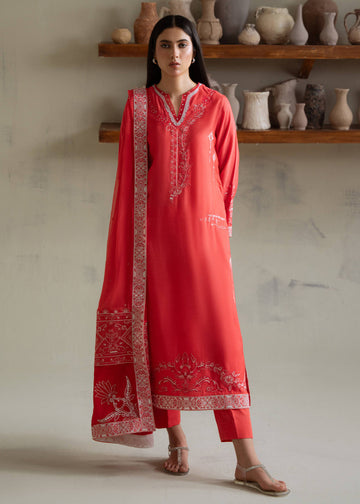 Jeem | Summer 25 RTW | NOVA CORAL - by Libasekhas UK - Registered Vendor of : Jeem - 100% Original Designer Dress
