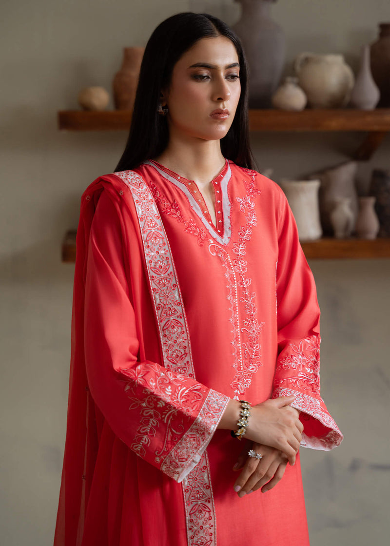 Jeem | Summer 25 RTW | NOVA CORAL - by Libasekhas UK - Registered Vendor of : Jeem - 100% Original Designer Dress