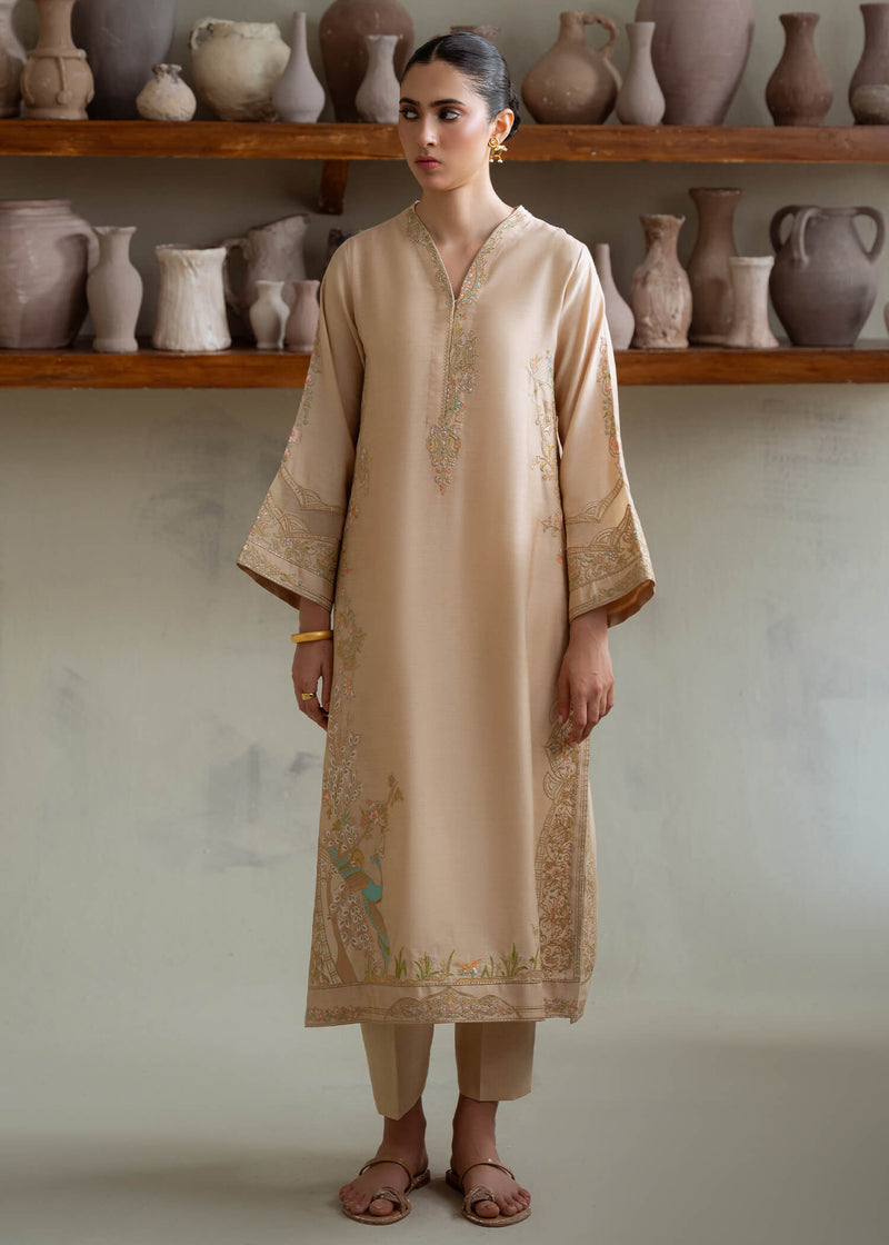 Jeem | Summer 25 RTW | BRUNETTE BEIGE - by Libasekhas UK - Registered Vendor of : Jeem - 100% Original Designer Dress