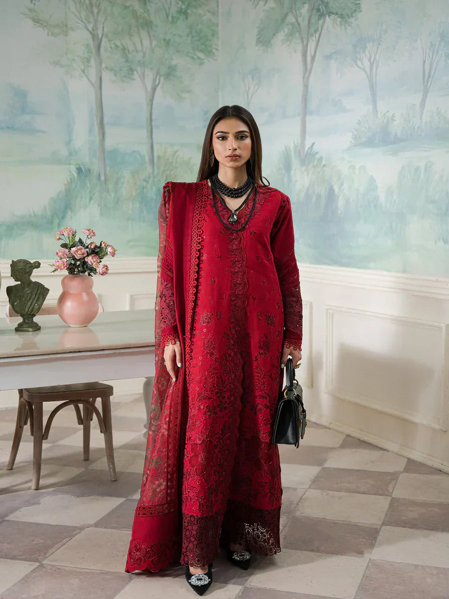 Maryum Hussain | Laani Luxury Pret | Ruby - by - Libasekhas UK - Registered Vendor of : Maryam Hussain - 100% Original Designer Dresss