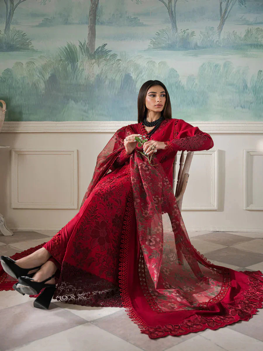 Maryum Hussain | Laani Luxury Pret | Ruby - by - Libasekhas UK - Registered Vendor of : Maryam Hussain - 100% Original Designer Dresss
