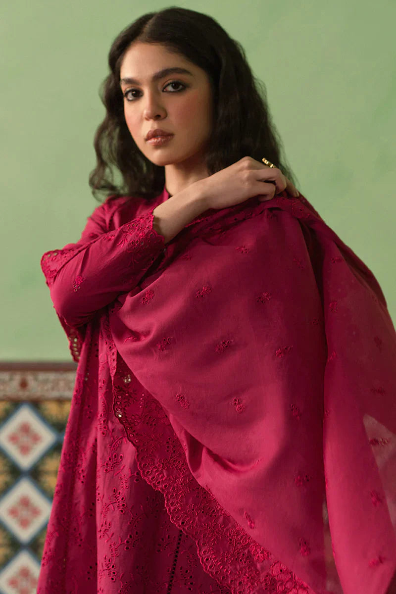 Cross Stitch | Chikankari Lawn | CERISE LOFT - by - Libasekhas UK - Registered Vendor of : Cross Stitch - 100% Original Designer Dresss