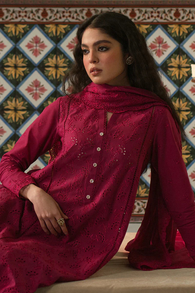 Cross Stitch | Chikankari Lawn | CERISE LOFT - by - Libasekhas UK - Registered Vendor of : Cross Stitch - 100% Original Designer Dresss