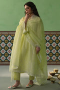 Cross Stitch | Chikankari Lawn | DAFFODIL BLANE - by - Libasekhas UK - Registered Vendor of : Cross Stitch - 100% Original Designer Dresss