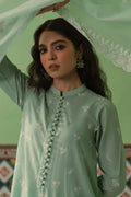 Cross Stitch | Chikankari Lawn | FLORAL WAVE - by - Libasekhas UK - Registered Vendor of : Cross Stitch - 100% Original Designer Dresss
