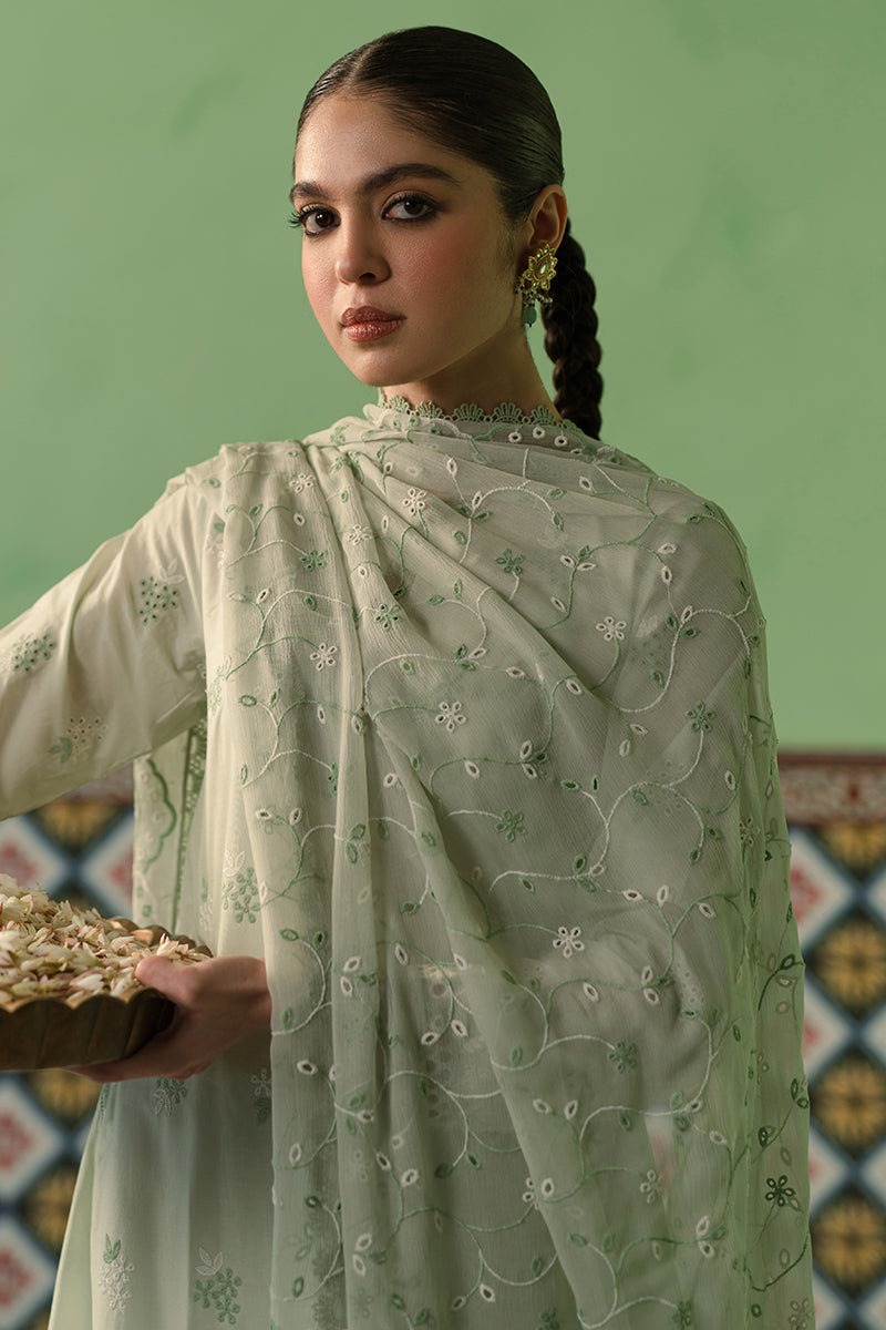 Cross Stitch | Chikankari Lawn Collection | P-01 - by - Libasekhas UK - Registered Vendor of : Cross Stitch - 100% Original Designer Dresss