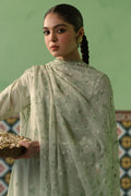 Cross Stitch | Chikankari Lawn | ICY MINT - by - Libasekhas UK - Registered Vendor of : Cross Stitch - 100% Original Designer Dresss