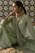Cross Stitch | Chikankari Lawn Collection | P-01 - by - Libasekhas UK - Registered Vendor of : Cross Stitch - 100% Original Designer Dresss