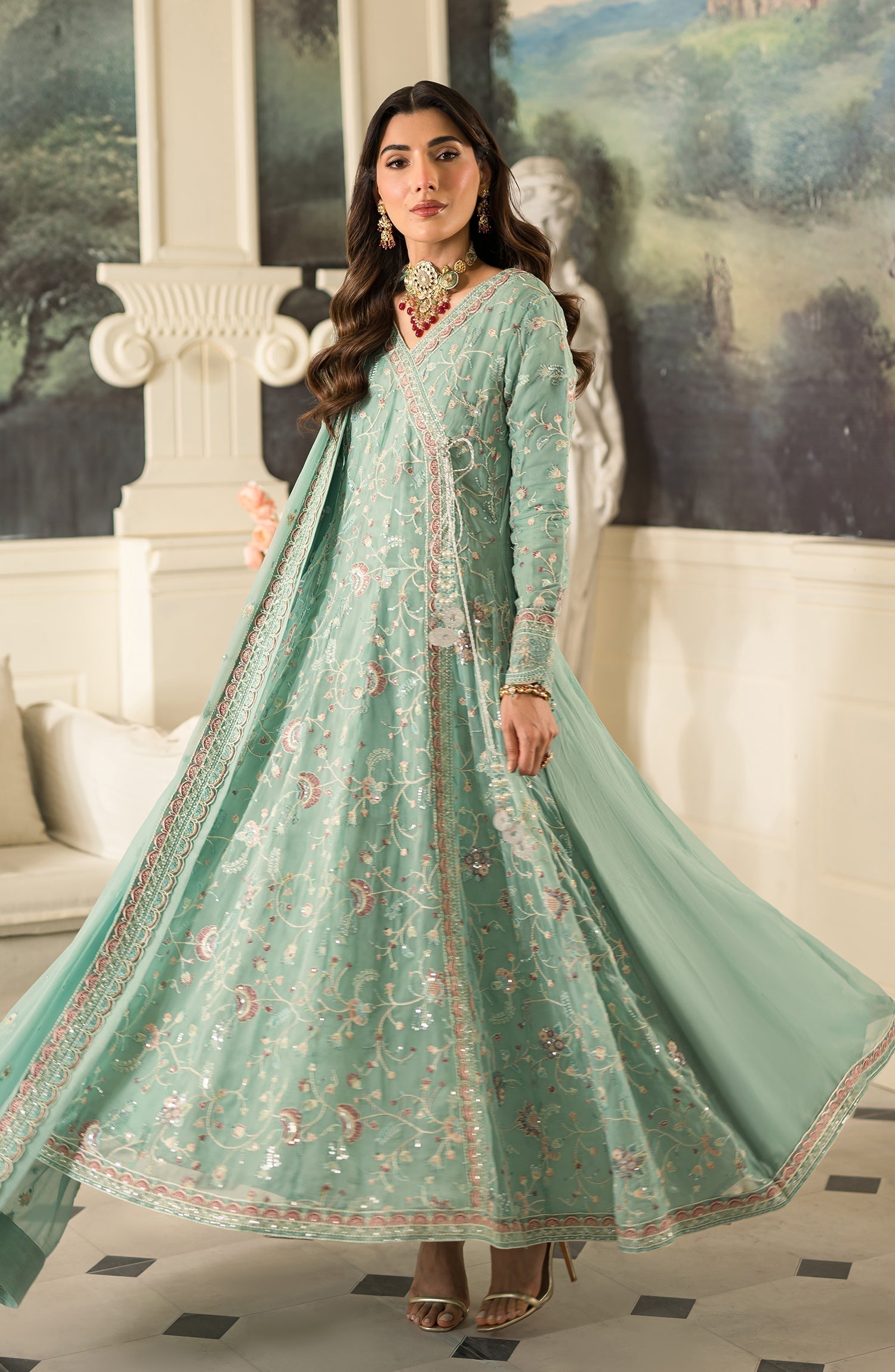 Emaan Adeel | Suave Luxury Formals 24 | AZLIN - by - Libasekhas UK - Registered Vendor of : Emaan Adeel - 100% Original Designer Dresss