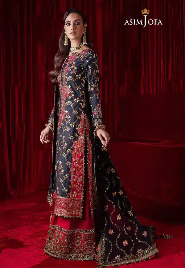 Asim Jofa | Bekhudi Luxury Chiffon 23 | AJBK-02 - by - Libasekhas UK - Registered Vendor of : Asim Jofa - 100% Original Designer Dresss