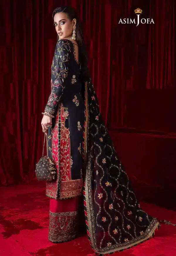 Asim Jofa | Bekhudi Luxury Chiffon 23 | AJBK-02 - by - Libasekhas UK - Registered Vendor of : Asim Jofa - 100% Original Designer Dresss