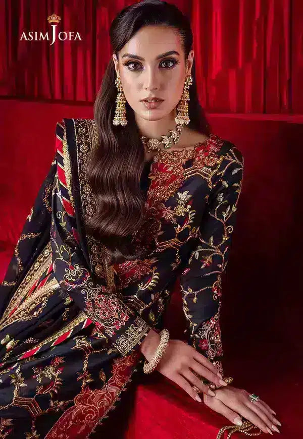 Asim Jofa | Bekhudi Luxury Chiffon 23 | AJBK-02 - by - Libasekhas UK - Registered Vendor of : Asim Jofa - 100% Original Designer Dresss