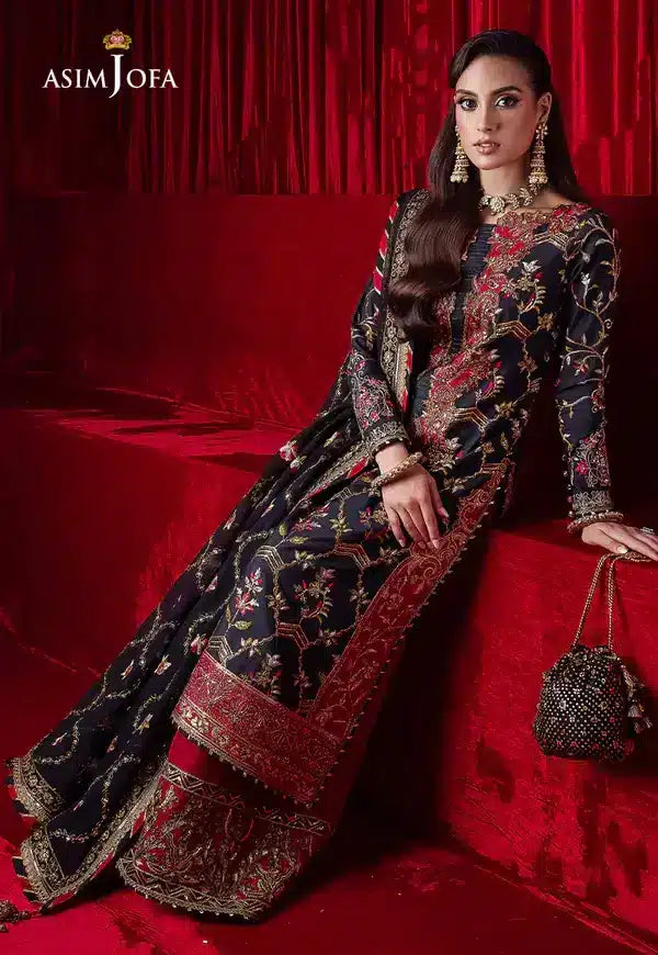 Asim Jofa | Bekhudi Luxury Chiffon 23 | AJBK-02 - by - Libasekhas UK - Registered Vendor of : Asim Jofa - 100% Original Designer Dresss