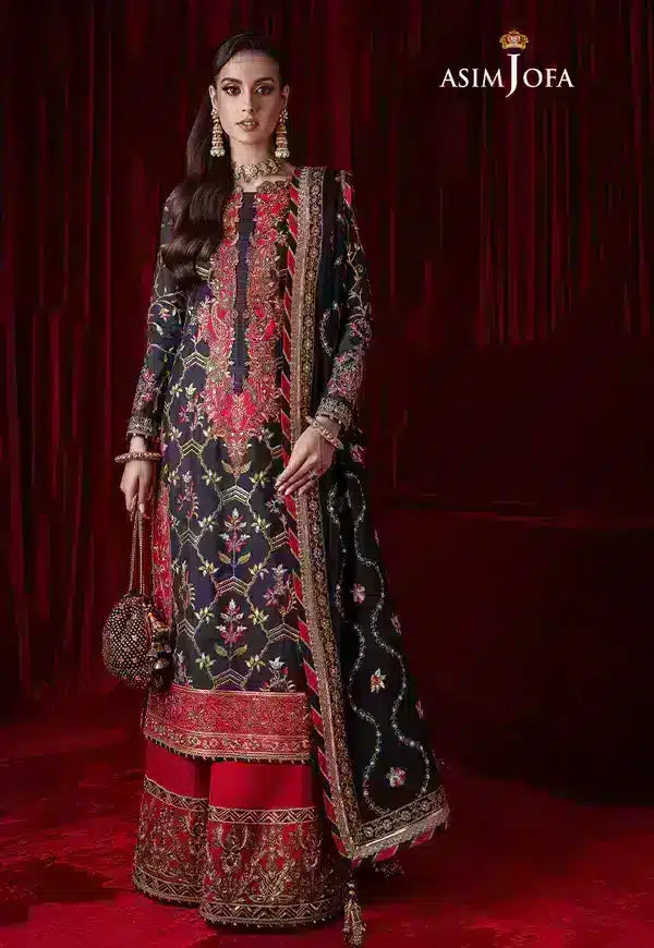 Asim Jofa | Bekhudi Luxury Chiffon 23 | AJBK-02 - by - Libasekhas UK - Registered Vendor of : Asim Jofa - 100% Original Designer Dresss