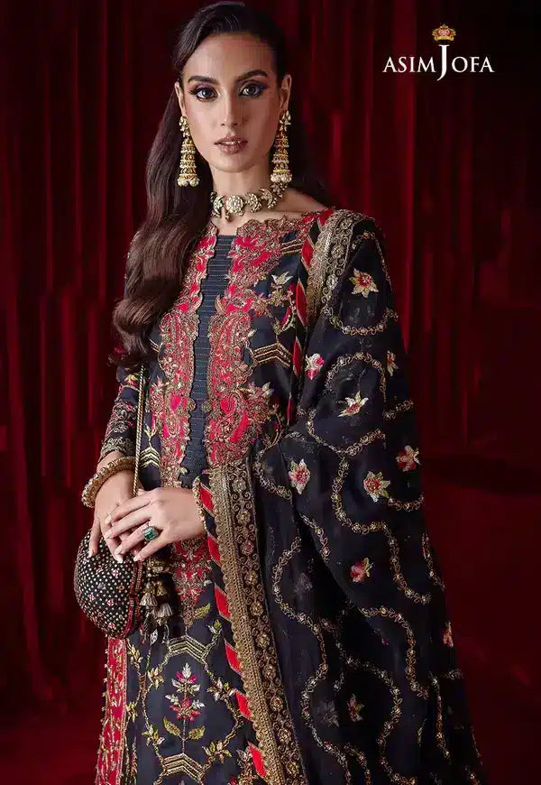 Asim Jofa | Bekhudi Luxury Chiffon 23 | AJBK-02 - by - Libasekhas UK - Registered Vendor of : Asim Jofa - 100% Original Designer Dresss