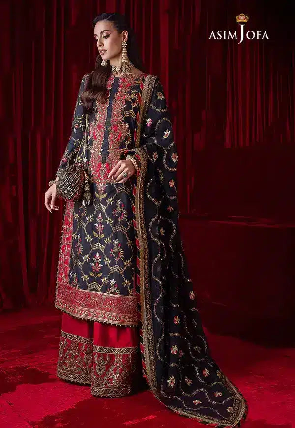 Asim Jofa | Bekhudi Luxury Chiffon 23 | AJBK-02 - by - Libasekhas UK - Registered Vendor of : Asim Jofa - 100% Original Designer Dresss