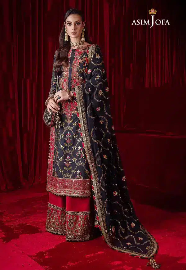 Asim Jofa | Bekhudi Luxury Chiffon 23 | AJBK-02 - by - Libasekhas UK - Registered Vendor of : Asim Jofa - 100% Original Designer Dresss