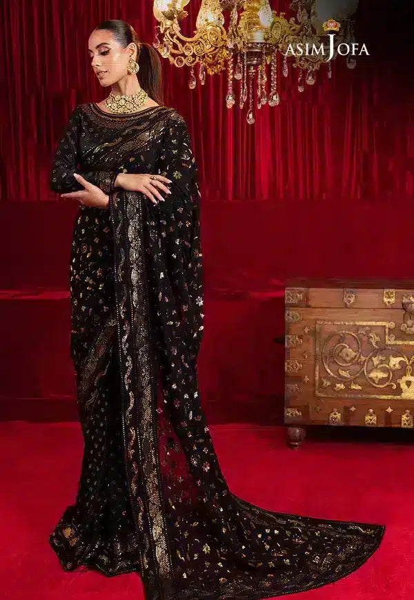Asim Jofa | Bekhudi Luxury Chiffon 23 | AJBK-03 - by - Libasekhas UK - Registered Vendor of : Asim Jofa - 100% Original Designer Dresss