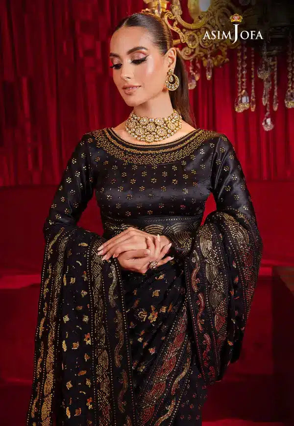 Asim Jofa | Bekhudi Luxury Chiffon 23 | AJBK-03 - by - Libasekhas UK - Registered Vendor of : Asim Jofa - 100% Original Designer Dresss