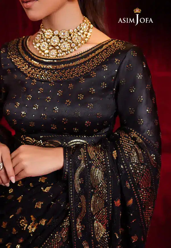 Asim Jofa | Bekhudi Luxury Chiffon 23 | AJBK-03 - by - Libasekhas UK - Registered Vendor of : Asim Jofa - 100% Original Designer Dresss