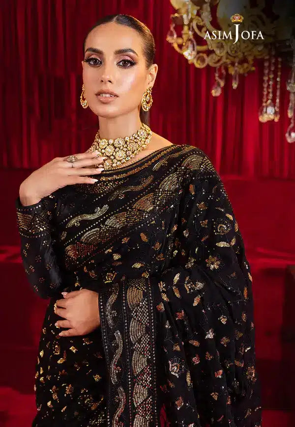 Asim Jofa | Bekhudi Luxury Chiffon 23 | AJBK-03 - by - Libasekhas UK - Registered Vendor of : Asim Jofa - 100% Original Designer Dresss