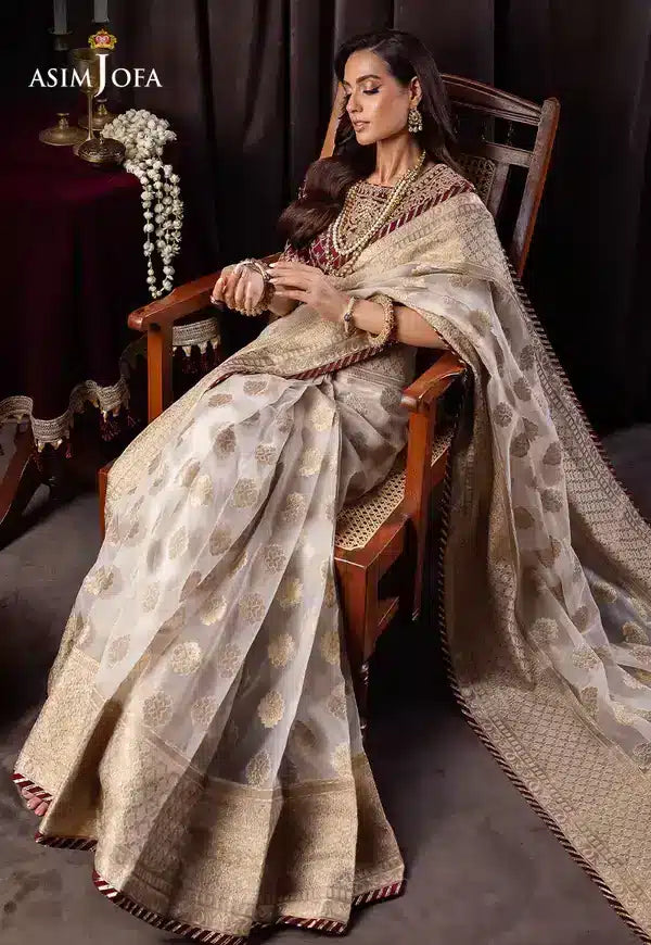 Asim Jofa | Bekhudi Luxury Chiffon 23 | AJBK-04 - by - Libasekhas UK - Registered Vendor of : Asim Jofa - 100% Original Designer Dresss