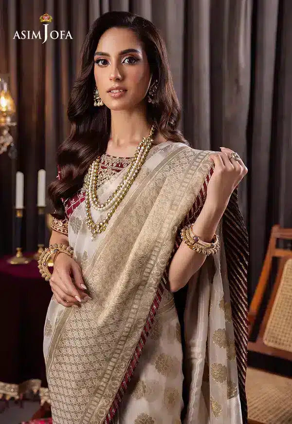 Asim Jofa | Bekhudi Luxury Chiffon 23 | AJBK-04 - by - Libasekhas UK - Registered Vendor of : Asim Jofa - 100% Original Designer Dresss