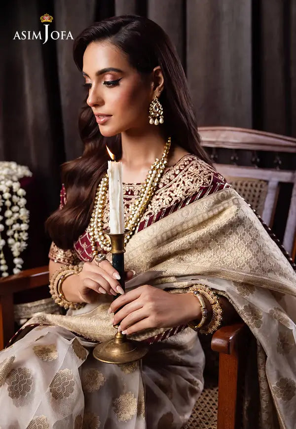 Asim Jofa | Bekhudi Luxury Chiffon 23 | AJBK-04 - by - Libasekhas UK - Registered Vendor of : Asim Jofa - 100% Original Designer Dresss