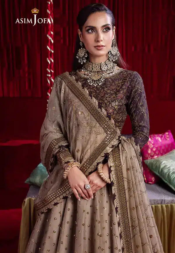 Asim Jofa | Bekhudi Luxury Chiffon 23 | AJBK-05 - by - Libasekhas UK - Registered Vendor of : Asim Jofa - 100% Original Designer Dresss