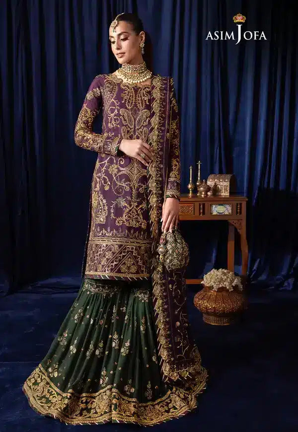 Asim Jofa | Bekhudi Luxury Chiffon 23 | AJBK-07 - by - Libasekhas UK - Registered Vendor of : Asim Jofa - 100% Original Designer Dresss