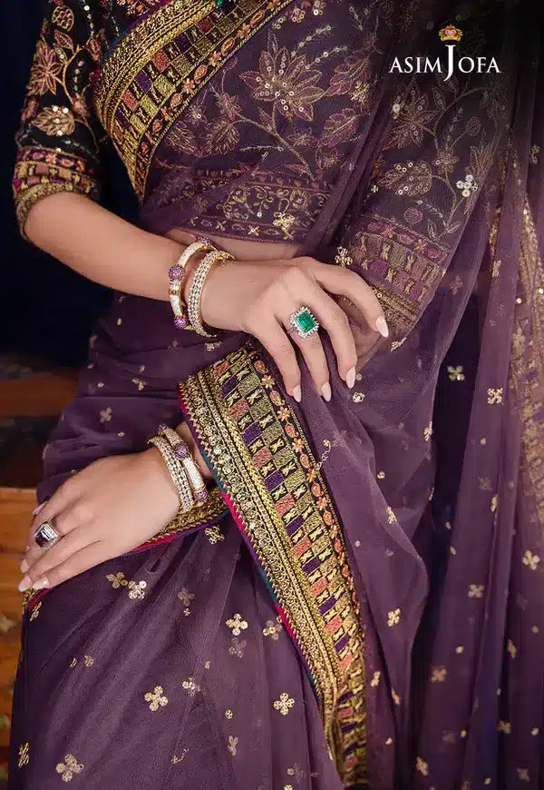 Asim Jofa | Bekhudi Luxury Chiffon 23 | AJBK-08 - by - Libasekhas UK - Registered Vendor of : Asim Jofa - 100% Original Designer Dresss