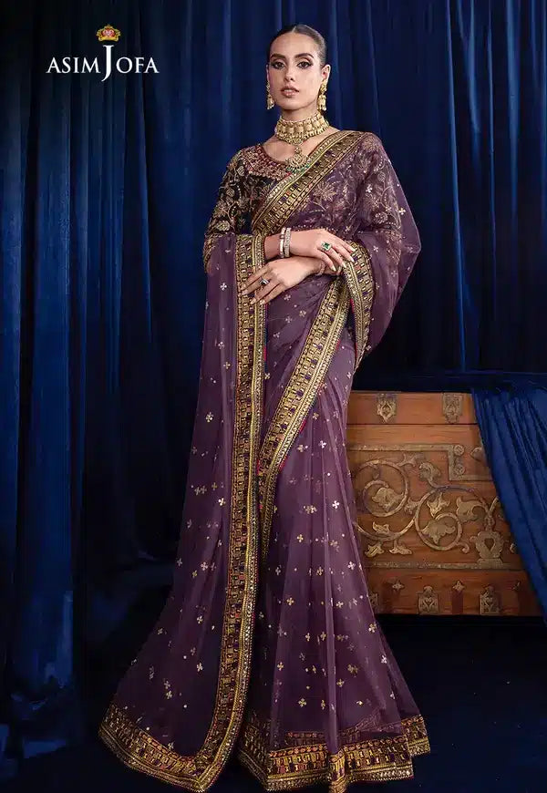 Asim Jofa | Bekhudi Luxury Chiffon 23 | AJBK-08 - by - Libasekhas UK - Registered Vendor of : Asim Jofa - 100% Original Designer Dresss