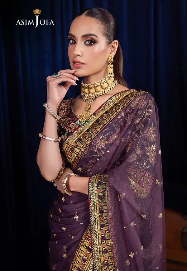 Asim Jofa | Bekhudi Luxury Chiffon 23 | AJBK-08 - by - Libasekhas UK - Registered Vendor of : Asim Jofa - 100% Original Designer Dresss