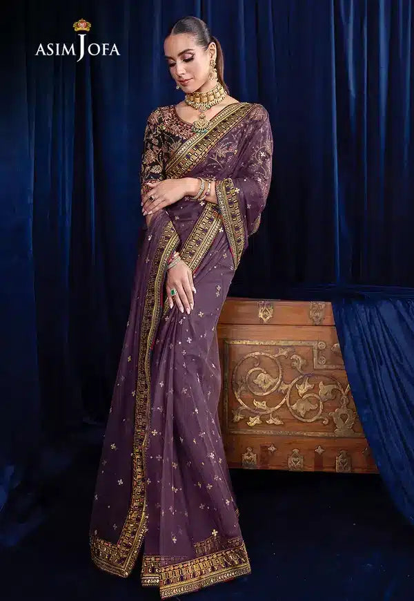 Asim Jofa | Bekhudi Luxury Chiffon 23 | AJBK-08 - by - Libasekhas UK - Registered Vendor of : Asim Jofa - 100% Original Designer Dresss