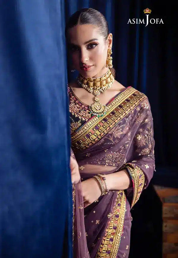 Asim Jofa | Bekhudi Luxury Chiffon 23 | AJBK-08 - by - Libasekhas UK - Registered Vendor of : Asim Jofa - 100% Original Designer Dresss