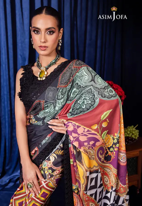 Asim Jofa | Bekhudi Luxury Chiffon 23 | AJBK-09 - by - Libasekhas UK - Registered Vendor of : Asim Jofa - 100% Original Designer Dresss