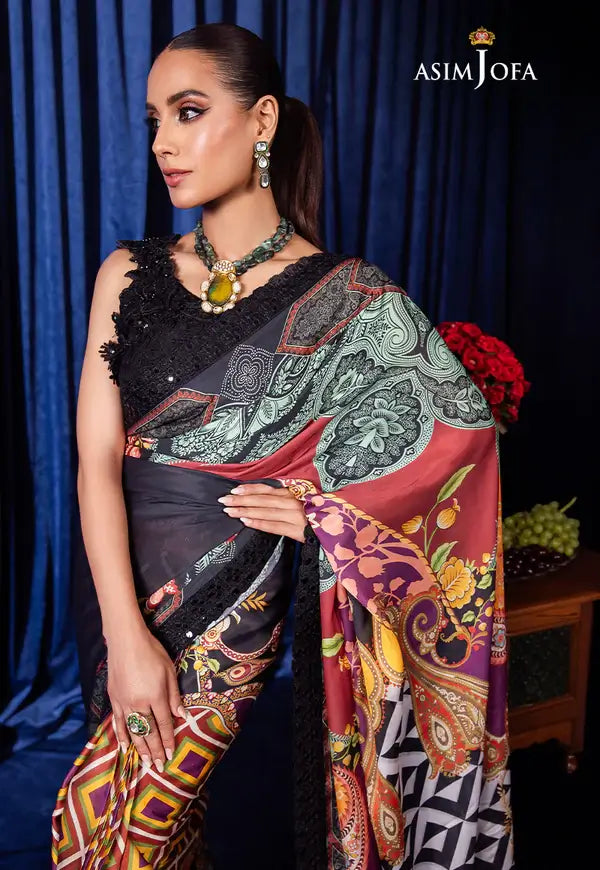 Asim Jofa | Bekhudi Luxury Chiffon 23 | AJBK-09 - by - Libasekhas UK - Registered Vendor of : Asim Jofa - 100% Original Designer Dresss