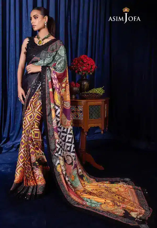Asim Jofa | Bekhudi Luxury Chiffon 23 | AJBK-09 - by - Libasekhas UK - Registered Vendor of : Asim Jofa - 100% Original Designer Dresss