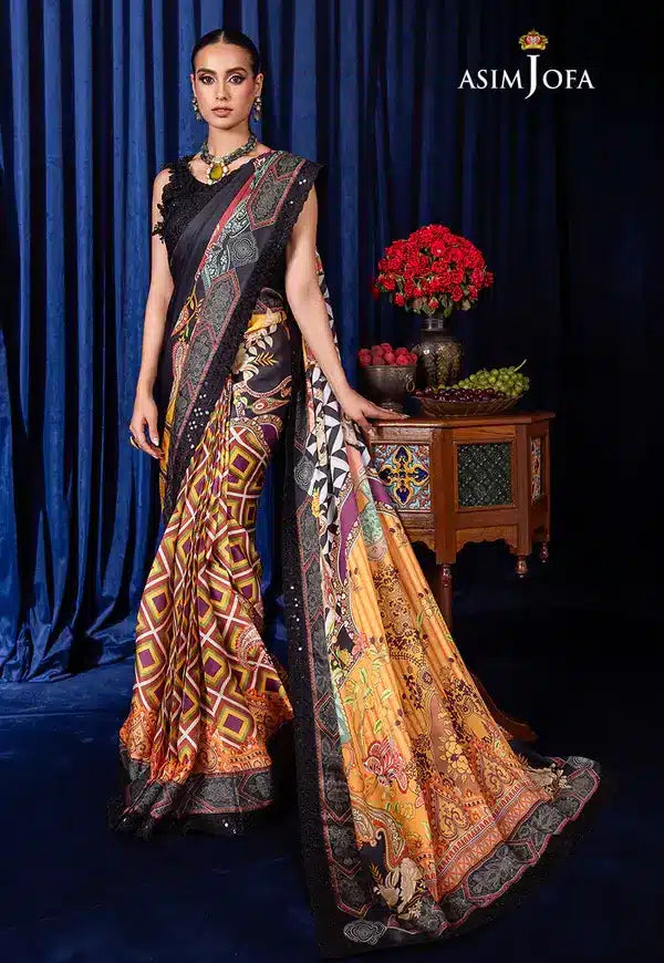 Asim Jofa | Bekhudi Luxury Chiffon 23 | AJBK-09 - by - Libasekhas UK - Registered Vendor of : Asim Jofa - 100% Original Designer Dresss