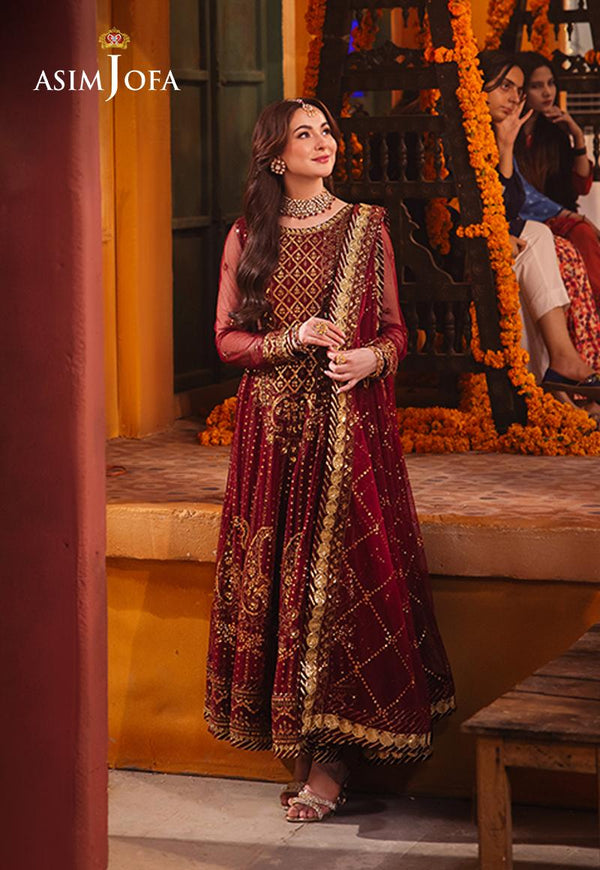Asim Jofa | Chamkeli Formals 24 | AJKK-13 - by - Libasekhas UK - Registered Vendor of : Asim Jofa - 100% Original Designer Dresss