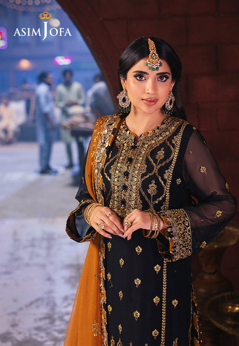Asim Jofa | Chamkeli Formals 24 | AJKK-15 - by - Libasekhas UK - Registered Vendor of : Asim Jofa - 100% Original Designer Dresss
