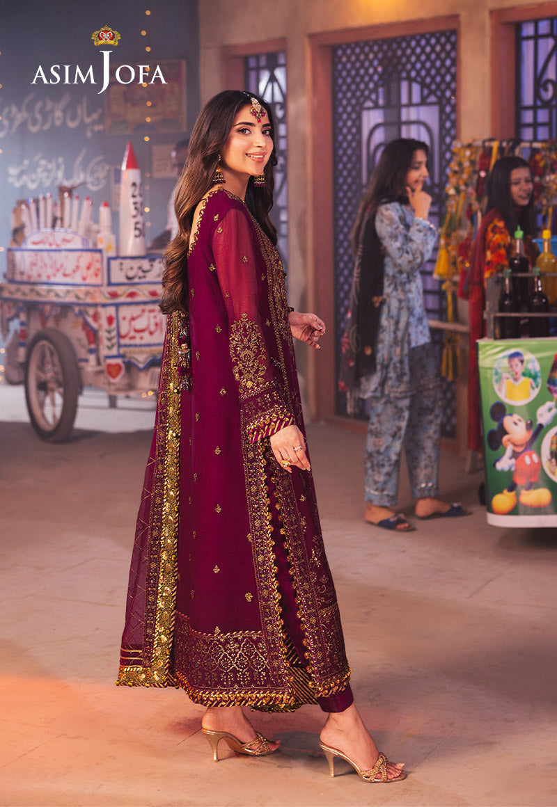 Asim Jofa | Chamkeli Formals 24 | AJKK-18 - by - Libasekhas UK - Registered Vendor of : Asim Jofa - 100% Original Designer Dresss