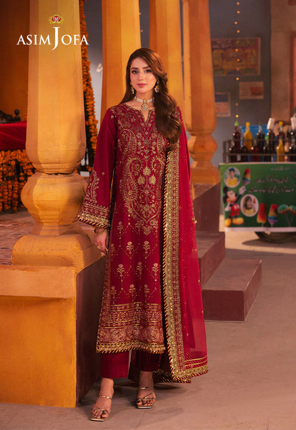 Asim Jofa | Chamkeli Formals 24 | AJKK-19 - by - Libasekhas UK - Registered Vendor of : Asim Jofa - 100% Original Designer Dresss