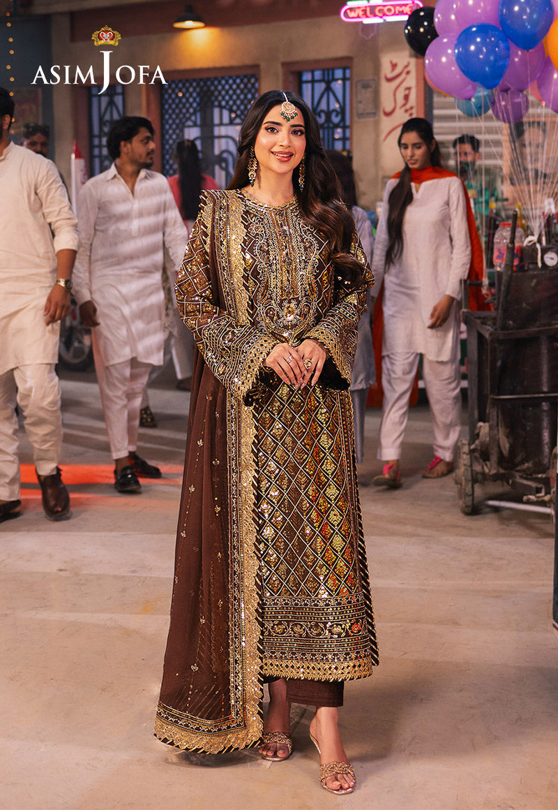 Asim Jofa | Chamkeli Formals 24 | AJKK-30 - by - Libasekhas UK - Registered Vendor of : Asim Jofa - 100% Original Designer Dresss