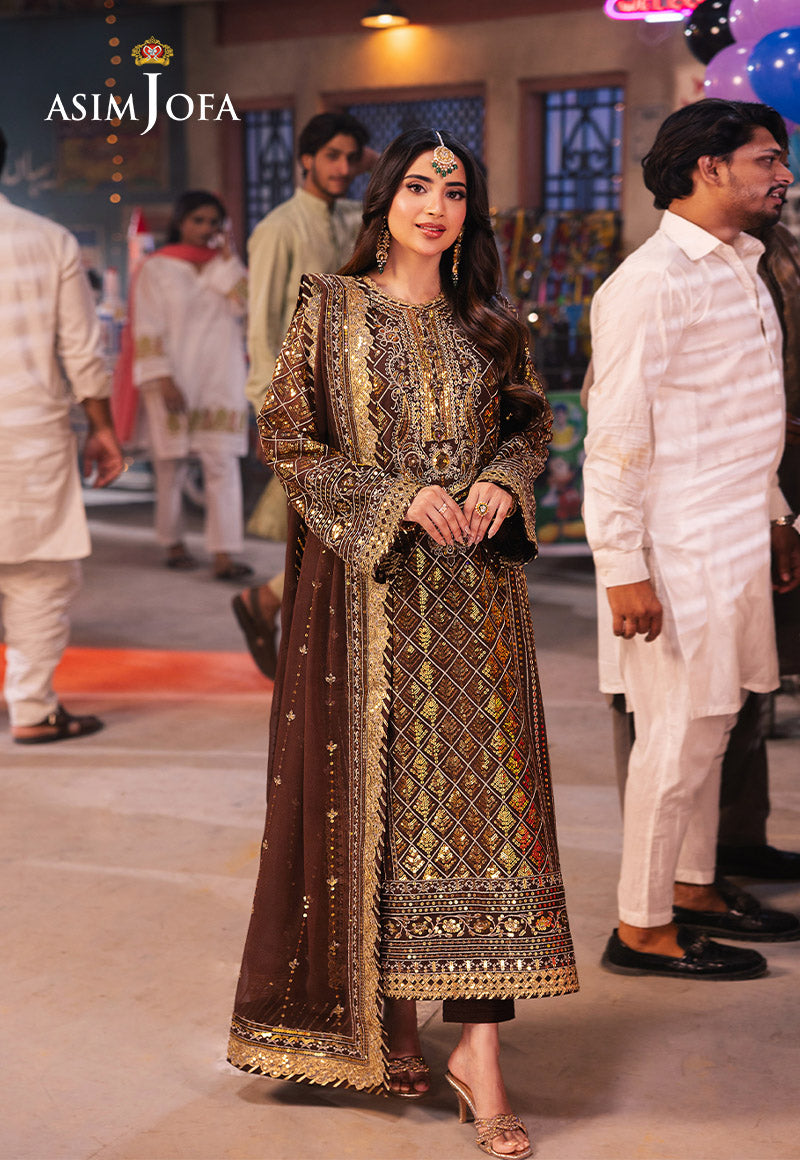 Asim Jofa | Chamkeli Formals 24 | AJKK-30 - by - Libasekhas UK - Registered Vendor of : Asim Jofa - 100% Original Designer Dresss